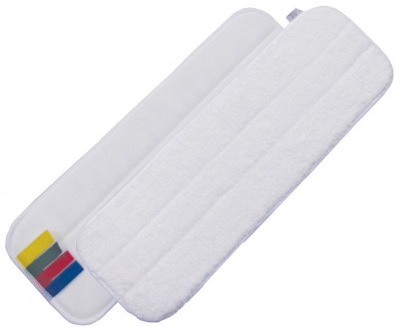De Witte microvezel hoes 44 x 13 cm wit met kleurcodering, 601.500.001
