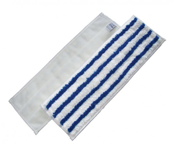 De Witte dweil met schrobstrips VELCRO 44 x 13 cm wit / blauw, 615.540.540