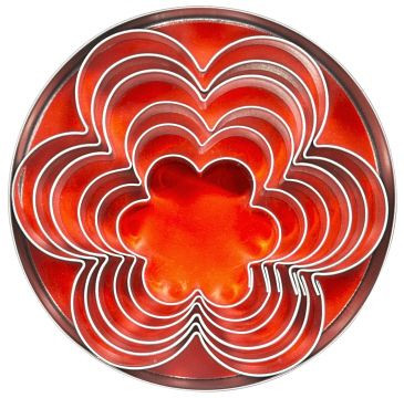 Contacto uitsteekvormpjes "Blossom", VE: 6 stuks, 636/006