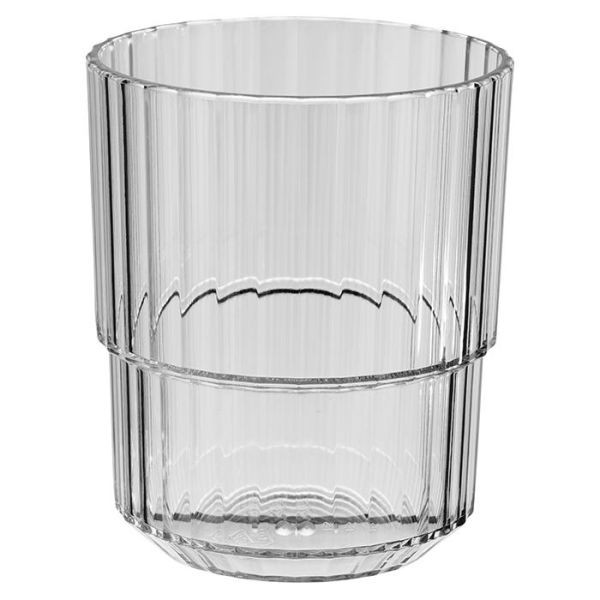 APS drinkbeker -LINEA-, Ø 8,5 cm, hoogte: 10 cm, Tritan, 300 ml, kleur: Frans grijs, verpakking van 48 stuks, 10567