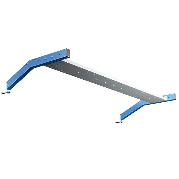 SOFAME lamphouder voor steunkolommen B 1300 mm met kantelbare en in diepte verstelbare montageplaat, antracietgrijs RAL 7016, W010080377GA