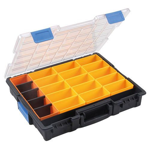 Bedrunka+Hirth Flex-Box kunststof met 21 vakken, afmetingen in mm (BxDxH): 440 x 355 x 76, 04.KK454240