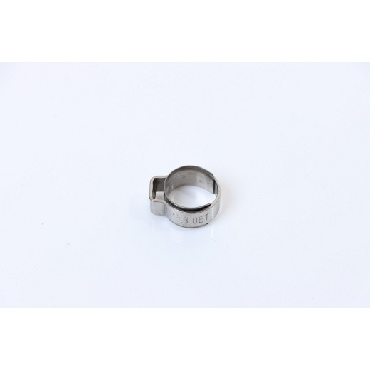 ELMAG 1-oorklem met inzetring, 13,3 OET 10,6 - 12,6 mm (roestvrij staal), 42729