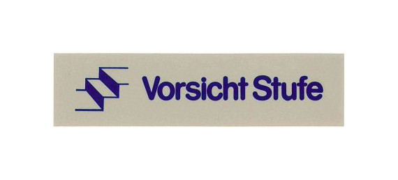 Contact woordteken LET OP STAP, 7673/016