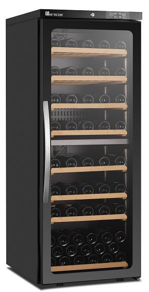 Saro 2-zone wijnkoelkast met glazen deur CV350 PV 2T, 486-1005