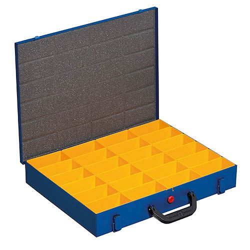 Bedrunka + Hirth Flex-Box-Metaal, 400 x 370 x 70 mm, 24 inzetstukken, 04.KK454122
