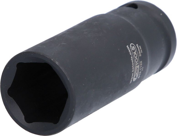 KS Tools 1/2" zeskant-slagdop, lang, 22 mm, 515.1122
