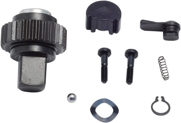 Hazet reserveonderdelenset ratelwiel, 12,5 = 1/2" buitenvierkant bestaande uit: ratelwiel met borging, blokkeerstuk, schakelhefboom, 6403-1S/9
