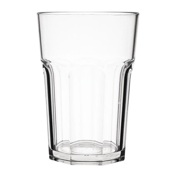 Olympia Kristallon Orleans polycarbonaat mokken 390 ml (pak van 12), DY790
