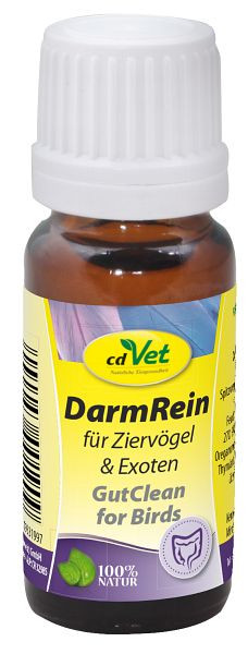 cdVet DarmRein voor siervogels & exotische dieren 10ml, 190