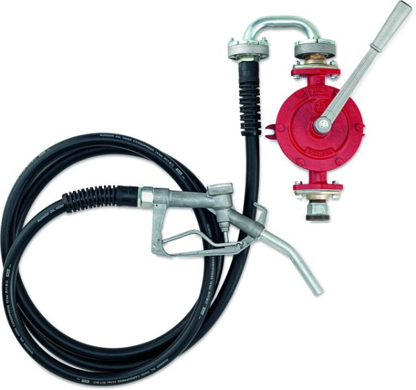 Cemo handpomp 30 l/min met handsproeier, 4 m sproeierslang, Viton-afdichting, 11683