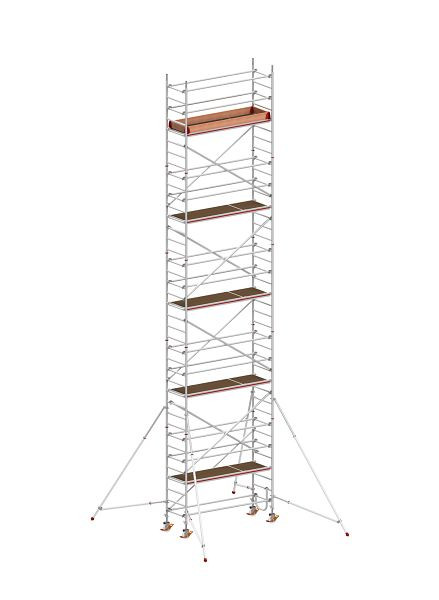 HYMER rolsteiger volgens DIN EN 1004 met comfortstructuur, framedeelbreedte 0,80 m, platformlengte 2,45 m, reikhoogte 11,40 m, 877111