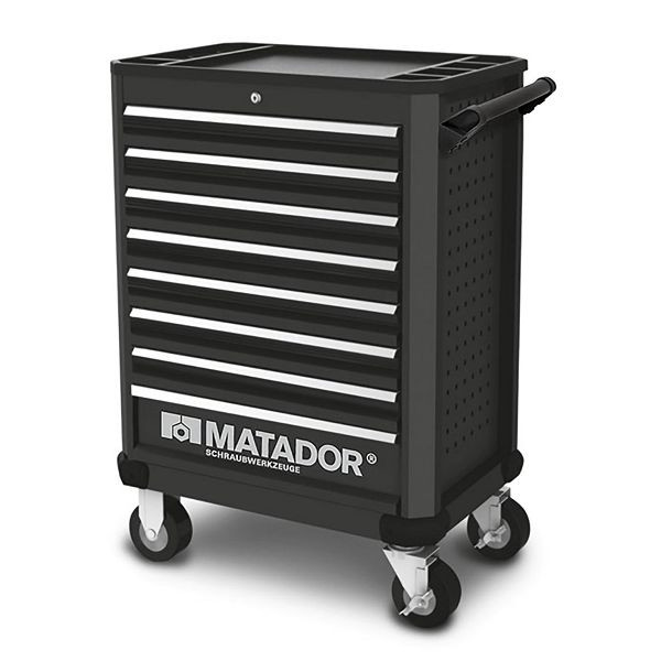 MATADOR RATIO werkplaatswagen met 8 laden, leeg, 1000 x 470 x 720 mm, 8163 0030
