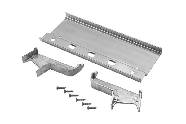 HYMER reserveonderdelenset opbergbak voor platformladders, 1 bak profiel + 1 gietstuk rechts + 1 gietstuk links inclusief bevestigingsmateriaal, 0055371