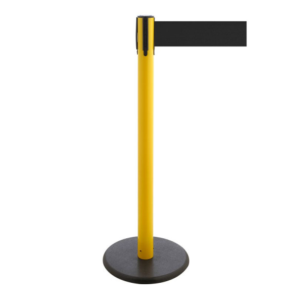 Stein HGS HGS personengeleidingssysteem -P-Line Premium-, geel, zwart, met magnetisch banduiteinde, bandlengte: 3,8 m, 34241e-0304