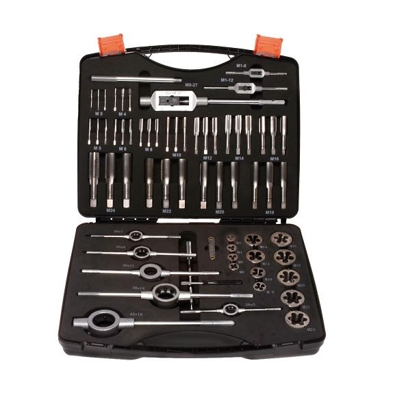Projahn draadsnijgereedschapset HSS-G 63 delig M3-M24, 91011
