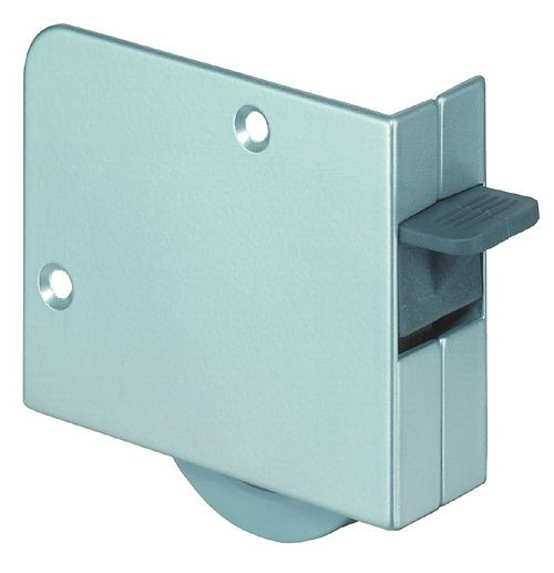 BS roldeur, boxroller, aanslag rechts, met rem, thermoplastische grijze banden, draagvermogen 40 kg, behuizing van gegoten zink, VE = 2 stuks, G92.22.2