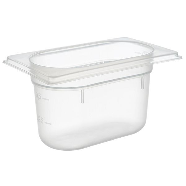 APS GN 1/9 bak, 17,6 x 10,8 cm, diepte: 100 mm, polypropyleen, 1,0 liter, 82151