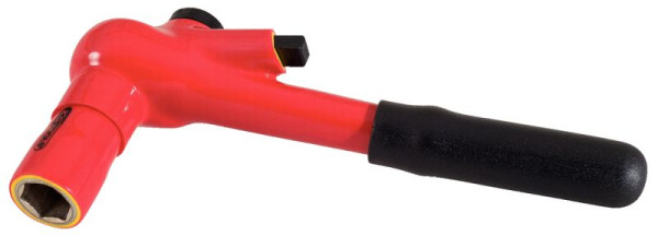 KS Tools 1/2" omschakelratel met beschermende isolatie, 32 tanden, 117.1200