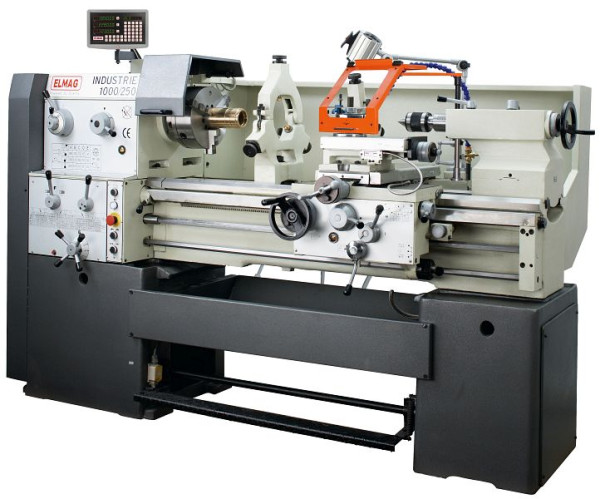 ELMAG universele draaibank, industrie 1000/250, inclusief 3-assige positie-indicator 'SINO', 88155