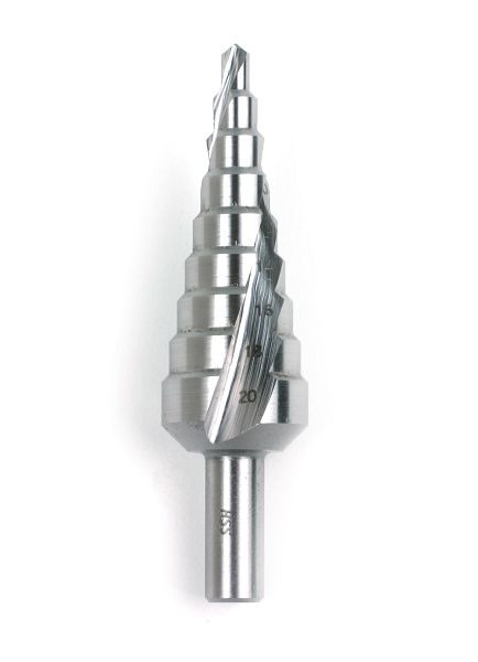 GSR trappenboor HSSG 6-36 mm, spiraalgroef, 04015040