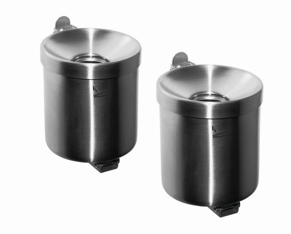 TKG wandasbak RONDO JUNIOR 2x in dubbele bak RVS geborsteld, 350082