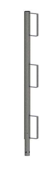 Schake relingpaal van standpijp Ø 48 mm, 11277VG
