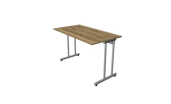 Kerkmann bureau Thuiskantoor B 1200 x D 650 met C-pootframe, eiken, 11187955