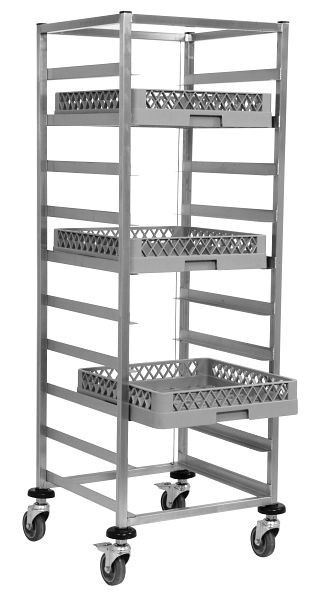 Saro mandenwagen plankenwagen voor dienbladen & manden KT500, 452-1340