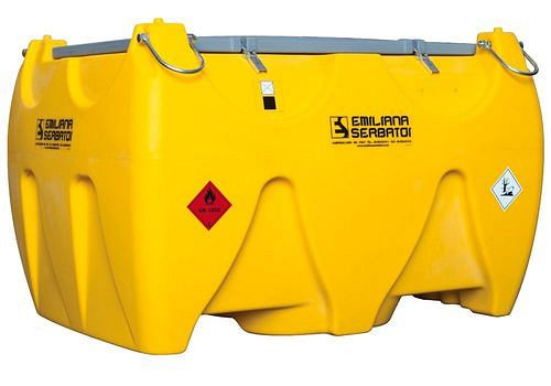 Emiliana Serbator Mobiel tanksysteem voor diesel, 900 liter, met 12 V pomp, met deksel, 306113