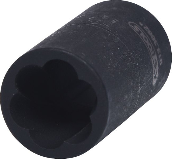 KS Tools 3/8" slagdop met spiraalprofiel, 12 mm, 913.3862
