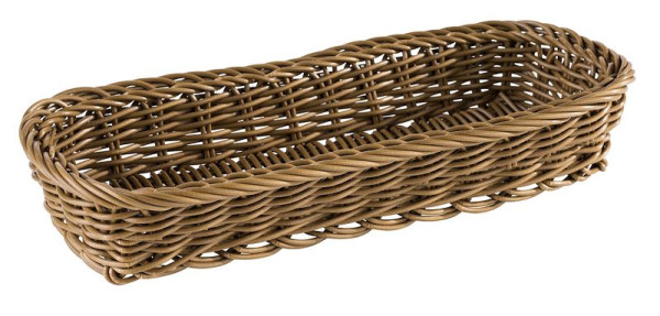 APS bestekmand -ECONOMIC-, 27 x 10 cm, hoogte: 4,5 cm, polypropyleen, bruin, 40010