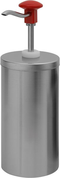 Saro sausdispenser model PD-004, RVS, chroom, kunststof, 421-1010