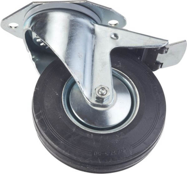 Hazet zwenkwiel, zwenkwiel, 125 mm Ø, met rem, compleet voor werkplaatswagen HAZET Assistent 172 HD, 172-011