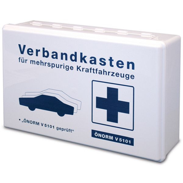Stein HGS auto verbanddoos van kunststof, inhoud volgens ÖNORM V 5101, 260 x 180 x 85 mm, 25397