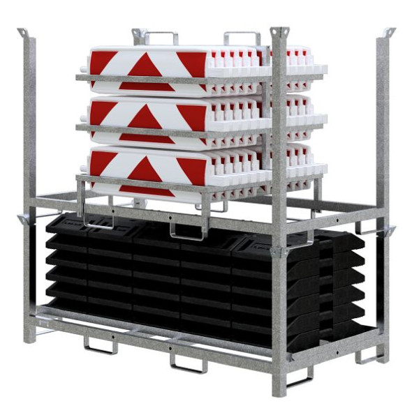 Schake 36055P2L-SET2 bestaande uit: 1x opslag- en transportpallet, 30x grondplaten K1, 1x opslag- en transportpallet, 36055P2L-SET2