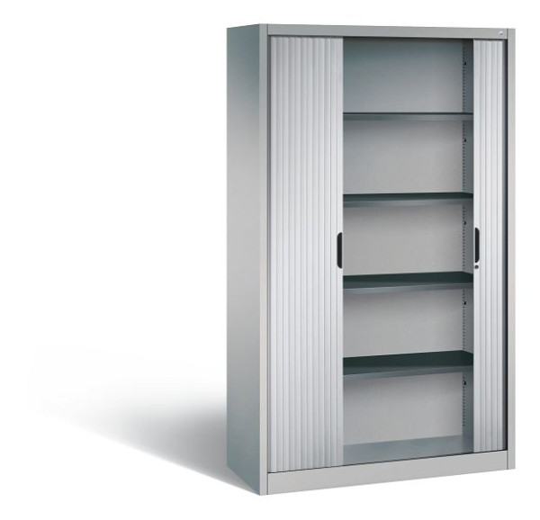 C+P rolluikkast Omnispace, H1980xB1200xD420mm, kleur: wit aluminium, verzonken handgreep, 5 OH, 3203-00 S10291