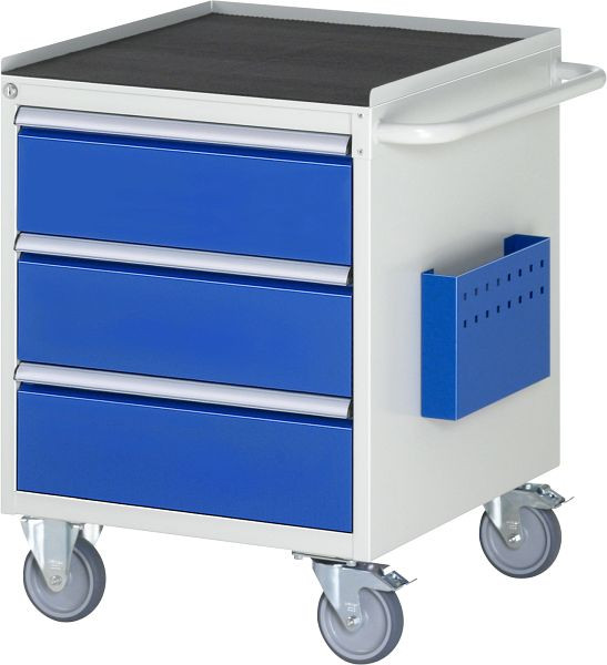 RAU montagewagen serie 7000, metalen onderstel, 3 x lade maat L, 580x795x650 mm, 05-L3.0A-MT.11