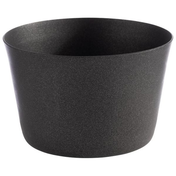 APS kom -LEVANTE-, Ø 8,5 cm, hoogte: 5,5 cm, RVS, kleur: grijszwart, 0,2 liter, 40709
