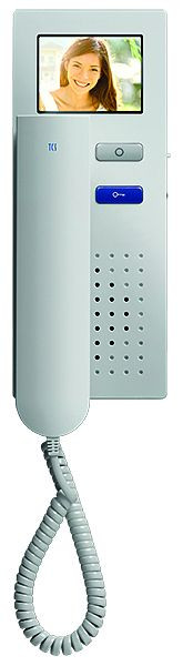 TCS video 2-draads deurtelefoon met 2 toetsen, opbouw wit, IVH4222-0140