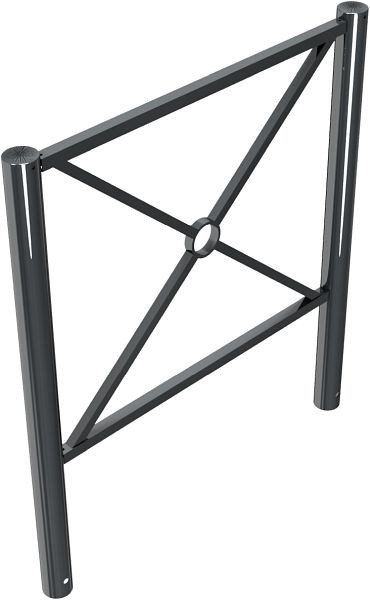 Schake stadshekelement, met platte kop, lengte: 1000 mm, 418_7040B