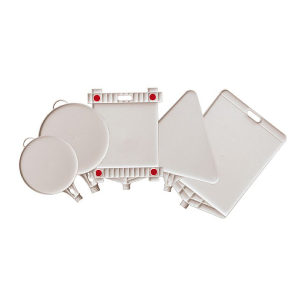 Stein HGS HGS blanco borden "Blank" van kunststof, opschroefbaar, rechthoek, 350x410mm, 10079