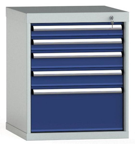 KLW ladekast 700 x 572 x 605 mm H x B x D, inbouwmaten: 600 mm, indeling: 27x27 stuks, SEA0700-05EP-001