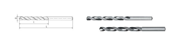 ELMAG HSS-spiraalboor DIN 340, Ø 4,0 mm (lang), 70606