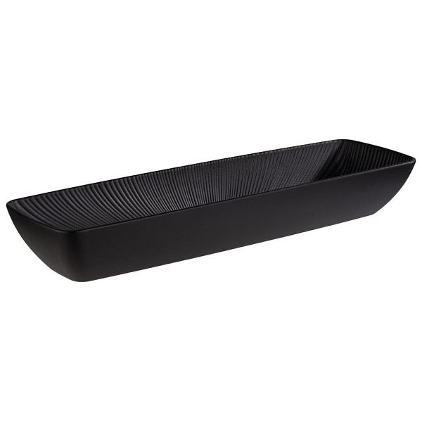 APS GN 2/4 kom -NERO- in zwart, 53 x 16,2 cm, hoogte: 7,5 cm, 3,5 liter, 85279