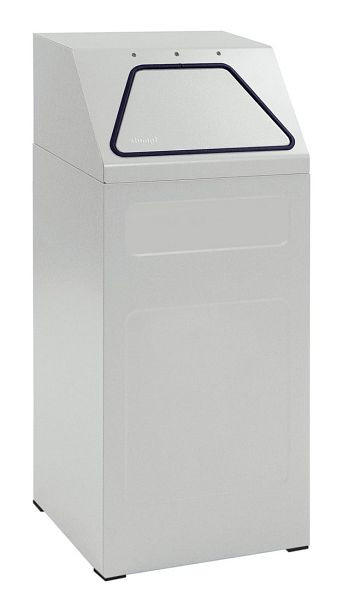 stumpf afvalscheiding 65, RAL 7035/7035, verzinkte binnenbak, 65 liter, 5401007