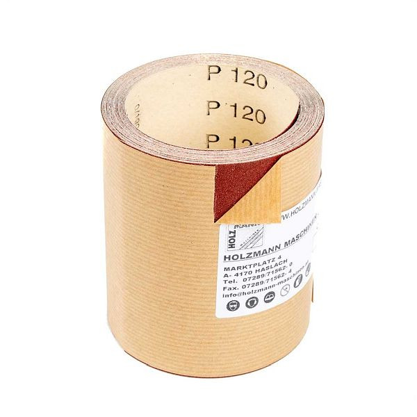 Holzmann schuurpapier op rol van 5m K120, SLWK120