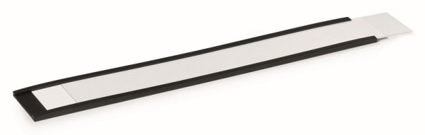 DURABLE Magnetische C-profielen inclusief labels en transparante strips, 200 x 30 mm (B x H), antraciet, VE 50, 171458