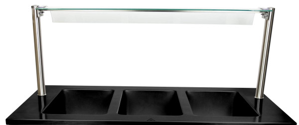 Saro spitbeschermwand voor de Bain Marie trolley BTS-2, 126-1545