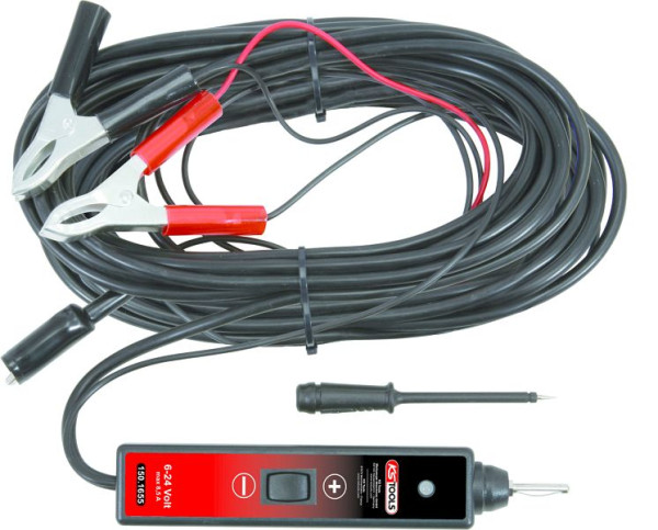 KS Tools functietestlamp 6-24V DC met 25 meter kabel, 150.1655